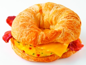 Dunkin' Donuts Suprm Omelet bacon