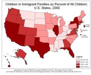 Children in Immigrant Families as Percent of All Children