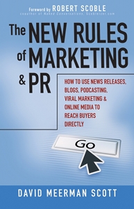 The New Rules of Marketing & PR book cover