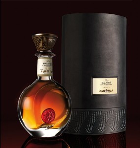 Bacardi decanter and packaging