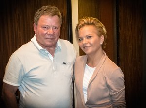 Patricia Sims and William Shatner